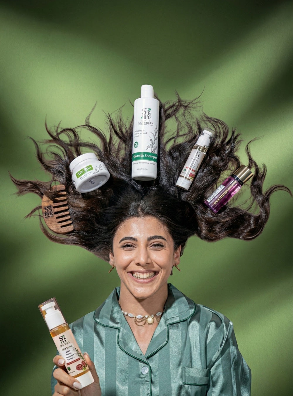 Natural hair care: keratin shampoo, mask and serum | S&R Beauty