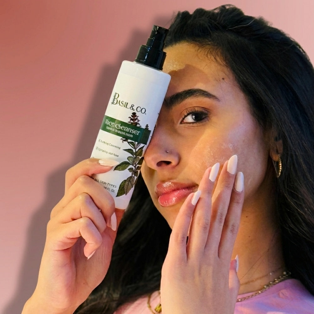 Basil face cleanser with lemon and peppermint, S&R Beauty, photo 3