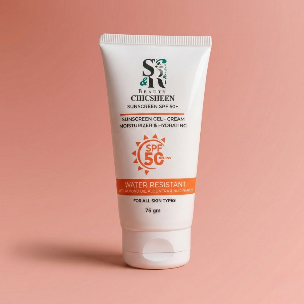 SPF 50 sunscreen gel, no white cast, S&R Beauty, photo 3