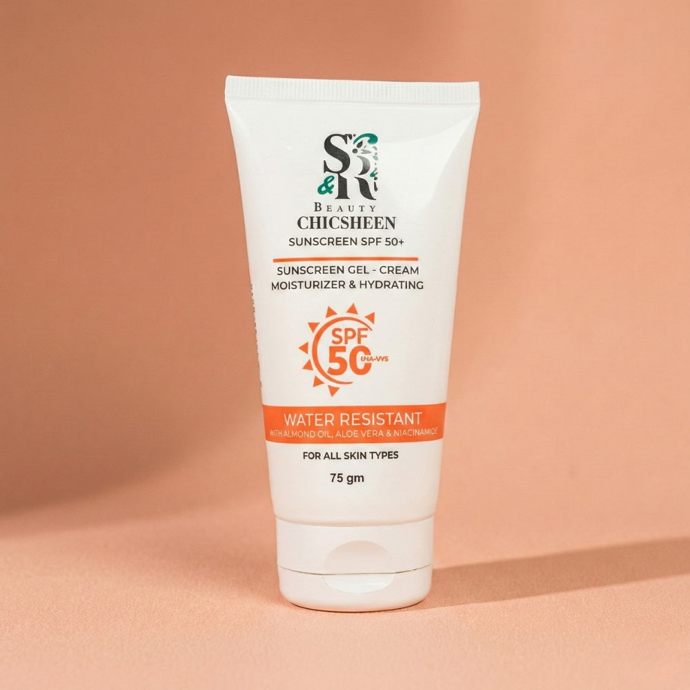 SPF 50 sunscreen gel, no white cast, S&R Beauty, photo 4