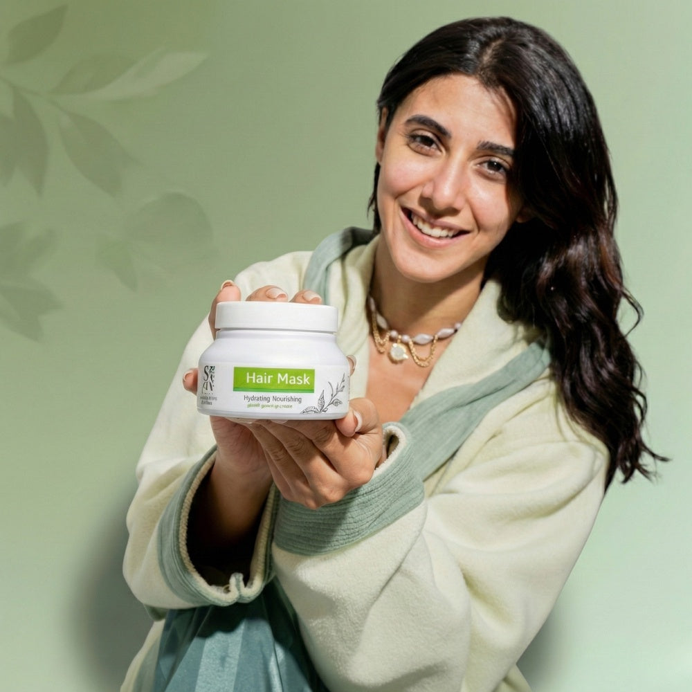 Repairing hair mask with argan and jojoba, S&R Beauty, photo 2