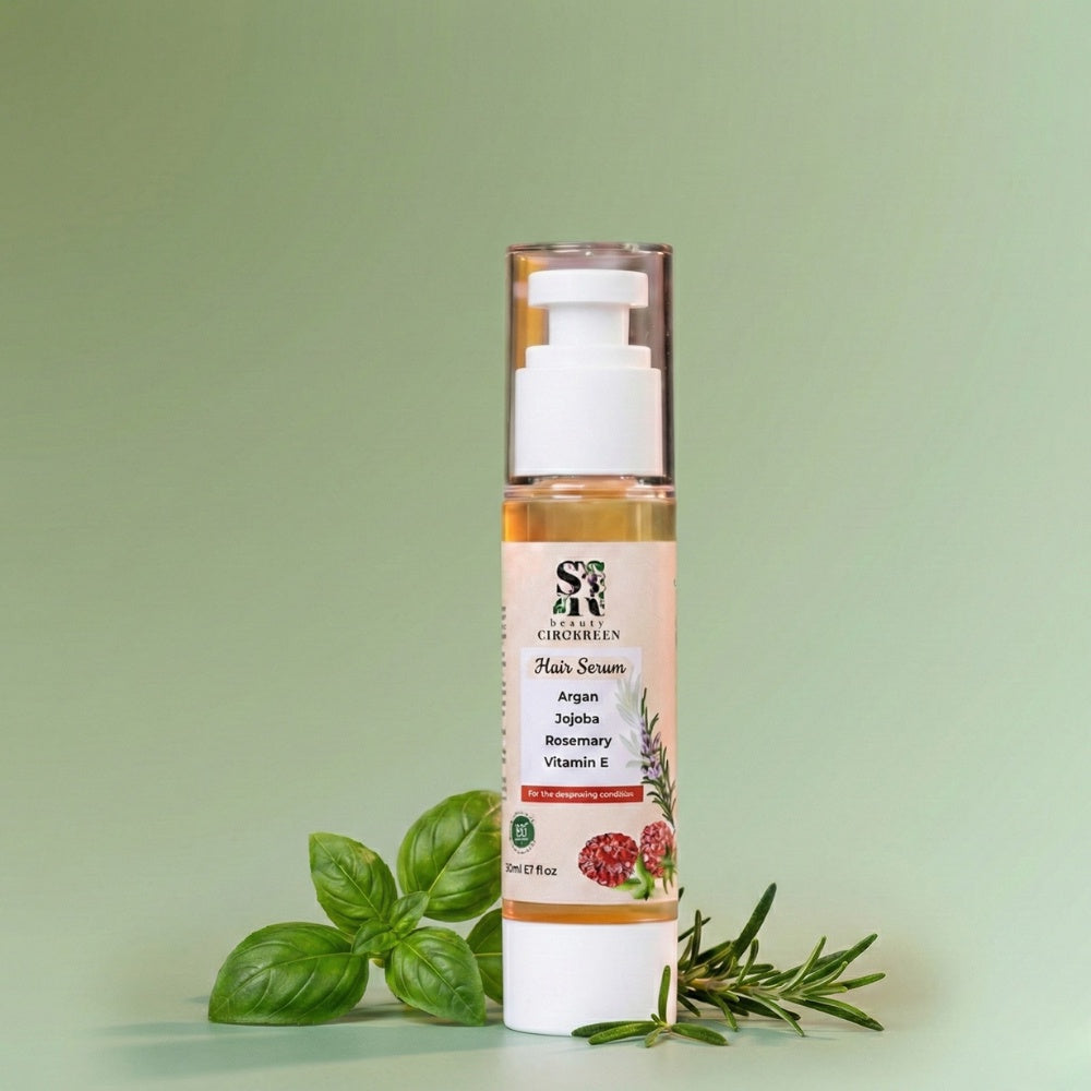 Anti-frizz hair serum with argan and rosemary, S&R Beauty, photo 4