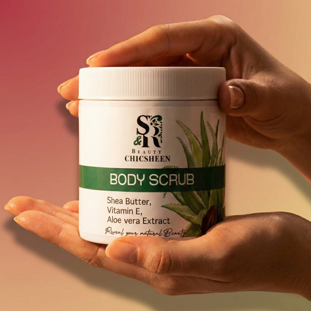 Shea butter body scrub with oat and licorice, S&R Beauty, photo 4