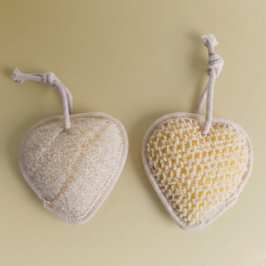 Heart-shaped Loofah