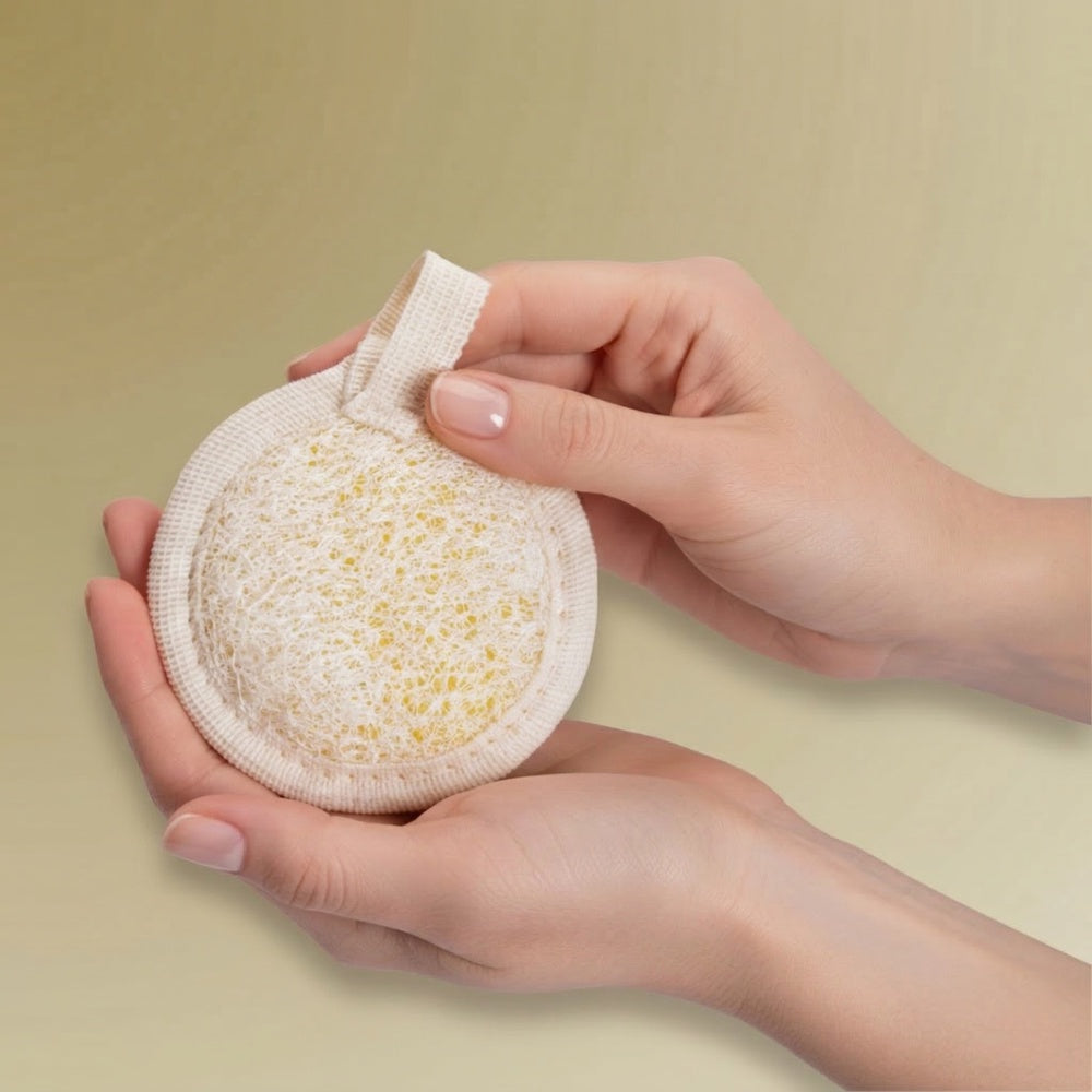 Small round loofah for the face, S&R Beauty, photo 2